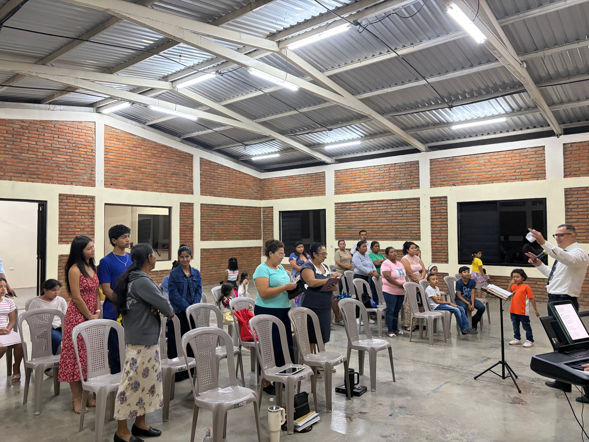 Worship service in Matagalpa